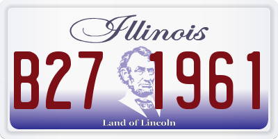 IL license plate B271961
