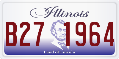 IL license plate B271964