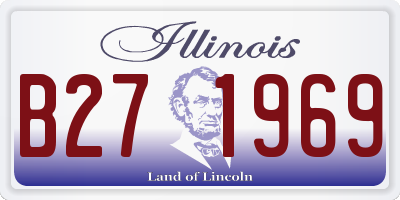IL license plate B271969