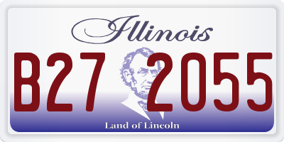 IL license plate B272055