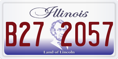 IL license plate B272057
