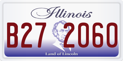 IL license plate B272060