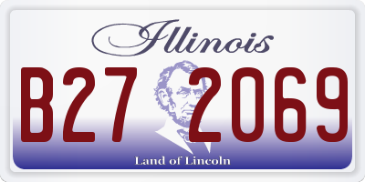 IL license plate B272069