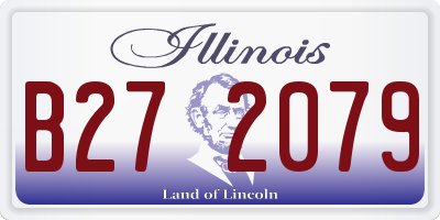 IL license plate B272079