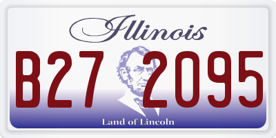 IL license plate B272095