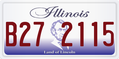 IL license plate B272115