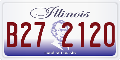 IL license plate B272120