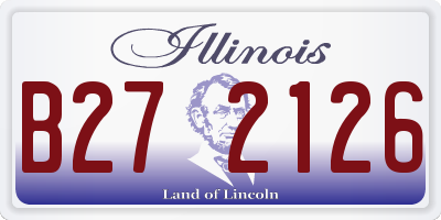 IL license plate B272126