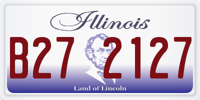 IL license plate B272127