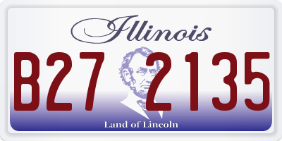 IL license plate B272135