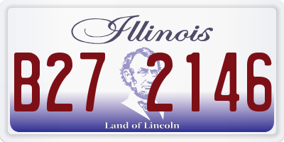 IL license plate B272146