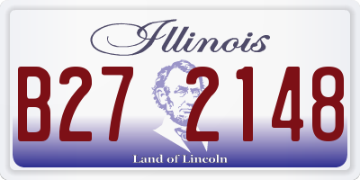 IL license plate B272148