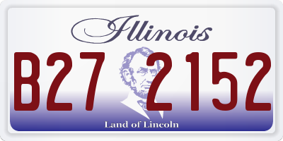IL license plate B272152