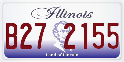 IL license plate B272155
