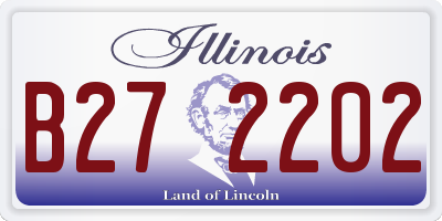 IL license plate B272202