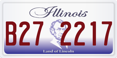 IL license plate B272217