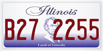 IL license plate B272255