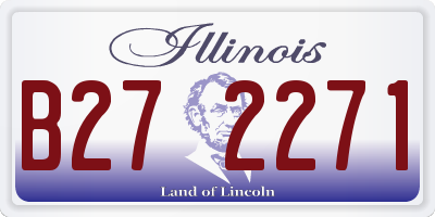 IL license plate B272271