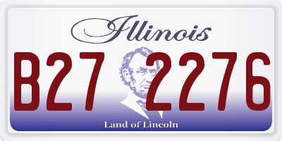IL license plate B272276