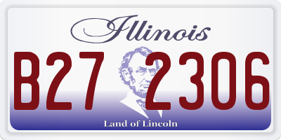 IL license plate B272306