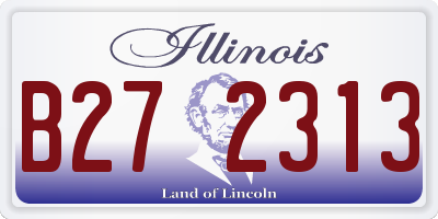IL license plate B272313