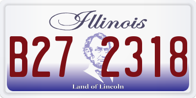 IL license plate B272318