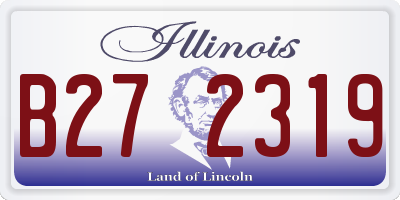 IL license plate B272319