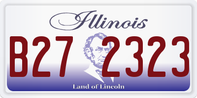 IL license plate B272323