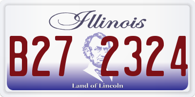 IL license plate B272324