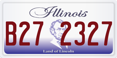 IL license plate B272327