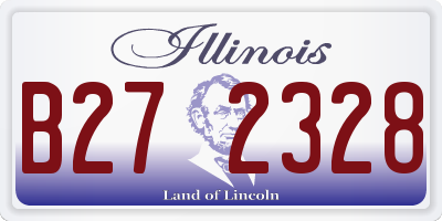 IL license plate B272328