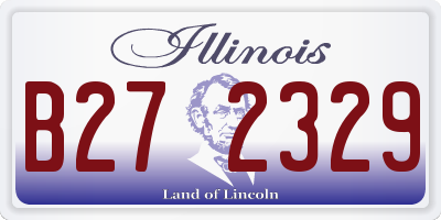 IL license plate B272329