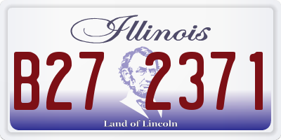 IL license plate B272371