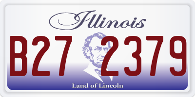 IL license plate B272379