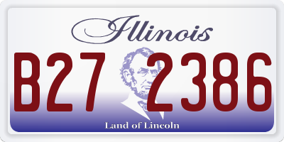 IL license plate B272386