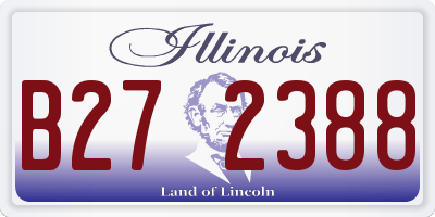 IL license plate B272388