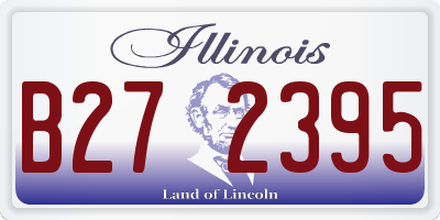 IL license plate B272395