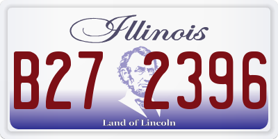IL license plate B272396