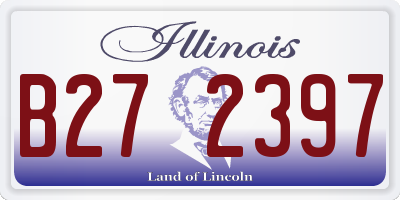 IL license plate B272397