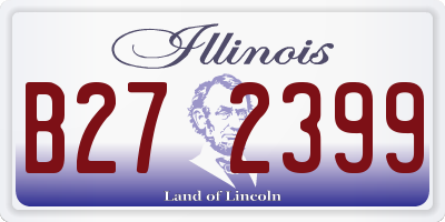 IL license plate B272399