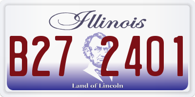 IL license plate B272401
