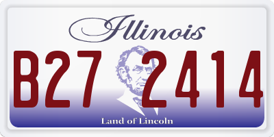 IL license plate B272414