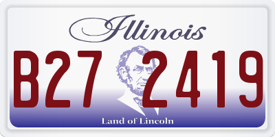 IL license plate B272419