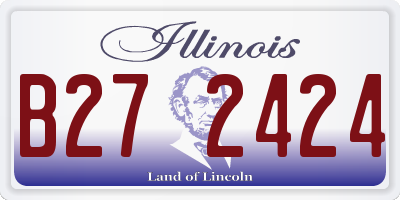 IL license plate B272424