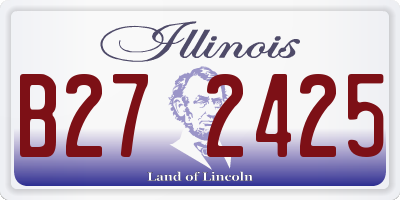 IL license plate B272425