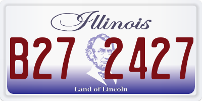 IL license plate B272427