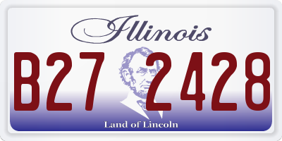 IL license plate B272428