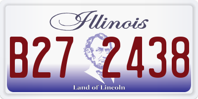 IL license plate B272438