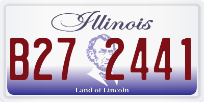 IL license plate B272441