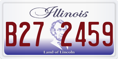 IL license plate B272459